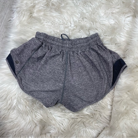Lululemon Hotty Hot Short II Sz 12 *Long 4" In Heather Lux Multi Black - Picture 3 of 8